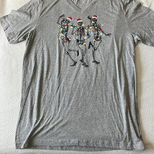 Dancing Skeletons Christmas T-Shirt